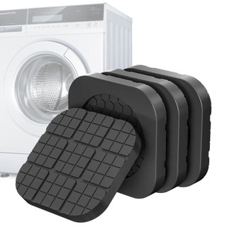 [COD] THEHOMECO 4 Miếng đệm chân chống rung, Tấm lót chân máy giặt nâng cao chống sốc, Bộ giảm chấn im lặng Thảm cao su nội thất chống trượt Thảm cao su Máy giặt Tủ lạnh
