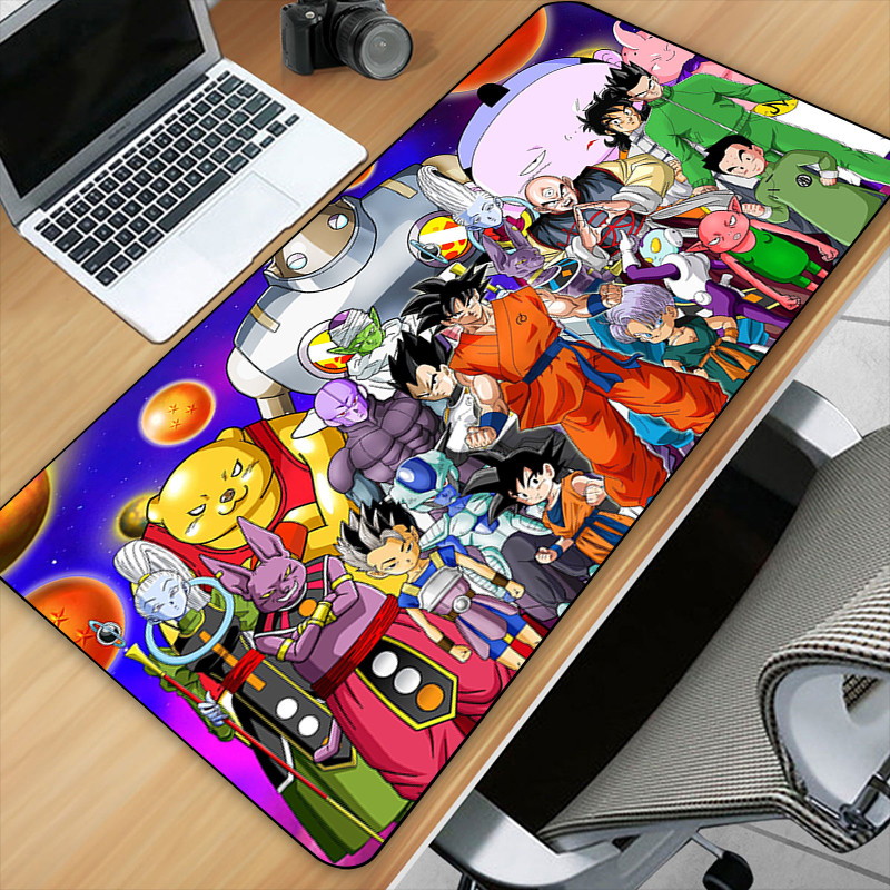 Dragon Ball Mouse Pad Anime Goku HD In Máy Tính Khóa Cạnh Bàn Phím Thảm PC Để Bàn Hoạt Hình Lớn Mousepad Phụ Kiện Chơi Game
