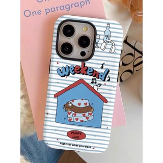 Ốp điện thoại 2 trong 1 Dog House tương thích với iPhone 15 Pro Max, Apple 16 14 Plus 11 / 12 / 13 Pro Max, vỏ bảo vệ chống sốc mới