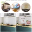 1 Tấm 30 * 90cm 60 * 90cm Nhãn dán chống dầu nhà bếp tự dính Nhãn dán tủ chịu nhiệt, chống thấm nước và chống dầu VN