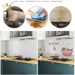 [ELOY] 1 Tấm 30 * 90cm 60 * 90cm Nhãn dán chống dầu nhà bếp tự dính Nhãn dán tủ chịu nhiệt, chống thấm nước và chống dầu VN