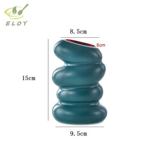 [ELOY] Bình nhựa xoắn ốc Bắc Âu Hộp đựng hoa sáng tạo cho nhà bếp Phòng ngủ khách Trang trí nhà cửa Trang trí VN