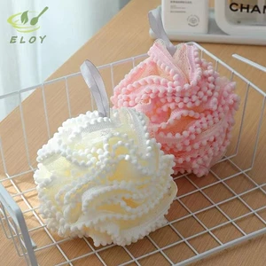 Bóng xốp tắm lưới mềm Bàn chải làm sạch da Vòi hoa sen Puff Chất tẩy tế bào chết Tẩy tế bào chết Phụ kiện tắm hoa VN
