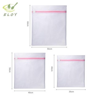 [ELOY] Túi giặt lưới có dây kéo 3 kích thước Lưới giặt đồ lót có thể gập lại Lưới bảo vệ VN