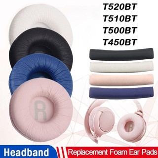 MODOMINO 1 Cặp Miếng Đệm Tai Nghe Xốp Mềm Băng Đô Cho T520BT T510BT T500BT T450BT