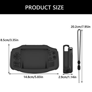 EZ Vỏ bọc silicon cho tay cầm chơi Game RG34XX Vỏ linh hoạt Vỏ chống sốc Bảng điều khiển trò chơi da chống trầy xước Vỏ mềm