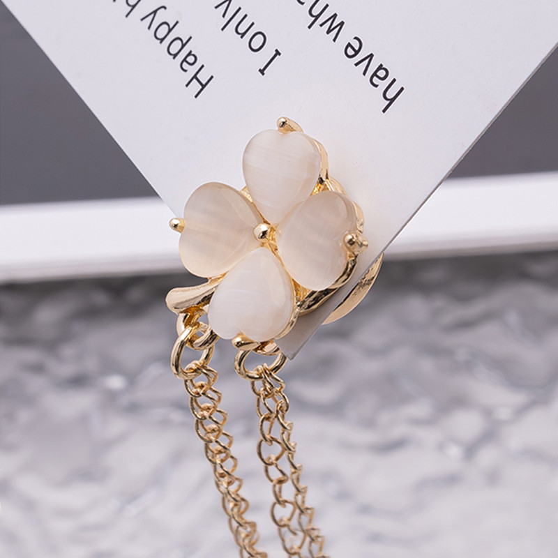 [YUNYUAN] Chân quần bướm mới Chuỗi kẹp cố định không có đường may Điều chỉnh chiều dài Hút từ tính Không cuộn quần dài và ngắn Hiện vật Áo ngắn