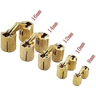 8mm Đồng Thau Vô Hình Bản Lề Đồng Nguyên Chất Ẩn giấu Bản Lề Cho tự làm Hộp Trang Sức Hộp Quà Tặng Bàn Làm Việc 10mm 4 cái phù hợp dùng trong gia đình xưởng sửa chữa và mang theo tiện lợi
