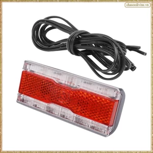 Đèn hậu xe đạp Dynamo có đèn đỗ xe AC 6V 0.5W Đèn hậu xe đạp LED Phù hợp với lỗ gắn 50mm Giá đỡ xe đạp Đèn vận chuyển