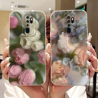 Dành Cho Oppo A9 (2020) / A5 (2020) Vỏ Điện Thoại Tranh Hoa Hồng Nơ Đẹp Oppo A9 A5 2020 Vỏ Silicon Mềm Bảo Vệ Ống Kính