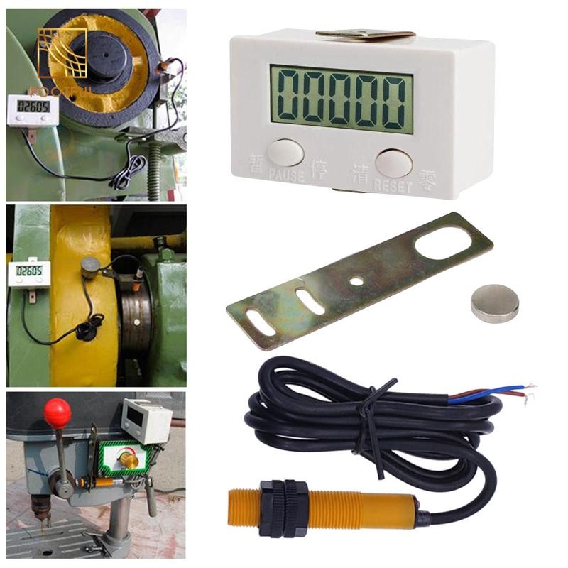 Bộ đếm kỹ thuật số điện tử Đồng hồ đo cảm ứng Đồng hồ đo bảng điều khiển bền Chính xác
