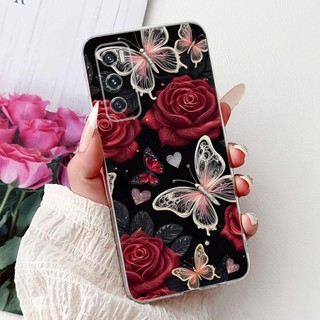 Dành Cho Vivo V20 SE V2022 V2023 / V20 V2024 V2025 Vỏ Điện Thoại Mèo Hoa Thanh Lịch Vivo V 20 V20SE Vỏ TPU Silicon Mềm