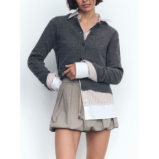 Chân váy Zara made in Morocco xếp ly bo chun