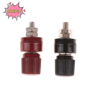 Pnpia M6 Thiết Bị Đầu Cuối Đồng thau Bài Cuối Khối Loại 333 Ren Vít Đỏ Và Đen Nhiệt Độ 6 Mm Đồng Vít Boutique