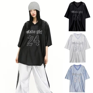 Y2k Phong Cách Hàn Quốc Thời Trang Rời retro Đơn Giản Áo Thun Nữ Áo Thun Nam Nhân Quả Áo Thun Nữ Cặp Đôi Hàng Đầu Phong Cách Mỹ Nữ Áo Thun Nữ