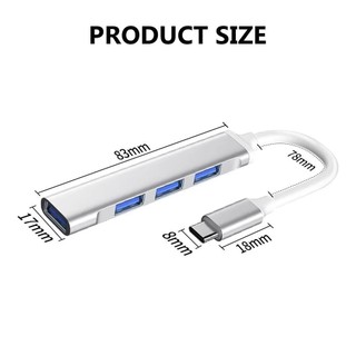 Type-c Sang 4 Trong 1 USB Chuyển Đổi Sạc Cáp Nguồn Cho Xiaomi Lenovo Macbook Pro 13 15 Air Pro PC Phụ Kiện Máy Tính