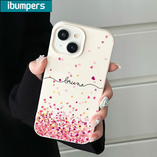 ibumpers Ốp Lưng iPhone Xinh Đơn Giản Mưa Cánh Hoa Hình Trái Tim Họa Tiết Da Ốp Điện Thoại Dày Dặn Silicon Mềm Chống Sốc Chống Bẩn Cho Iphone 16 15 14 12 13 11 Pro Max IP 7 8 Plus X XS XR