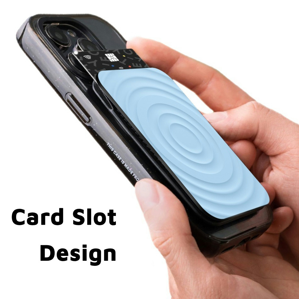 Ví & Giá đỡ điện thoại từ tính INOVAGEN, Túi đựng thẻ hỗ trợ NFC, Xoay dễ dàng, Giá đỡ điện thoại để bàn