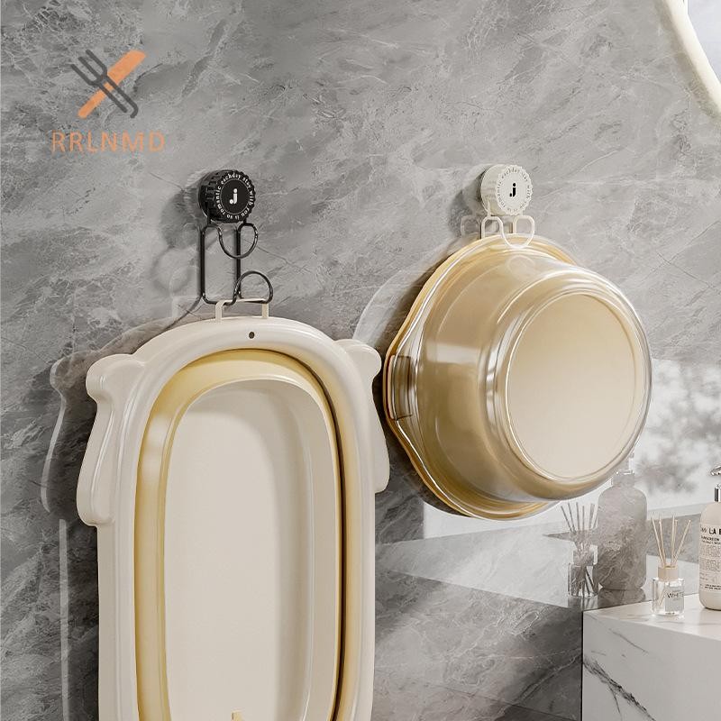 Rrlnmd Phòng Tắm Hút Cốc Móc Treo Tường Có Giá Để Đồ Bồn Tắm Lưu Vực Móc Treo Nhà Bếp Phòng Tắm Móc Treo Tường MỚI