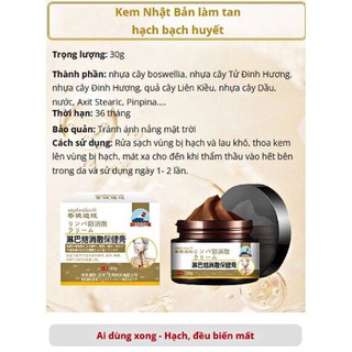 Kem Tan Hạch Bạch Huyết Nhật Bản - Hỗ Trợ Teo Hạch, Lưu Thông Mạch Máu, Giảm Bướu Cổ Hiệu Quả