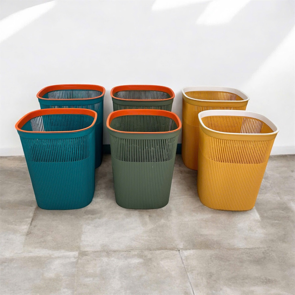 Sọt VUÔNG 2 Màu Cao Cấp VINH NAM Plastic Size Lớn Nhỏ Sọt Rác Sọt Đựng Vật Dụng Hằng Ngày