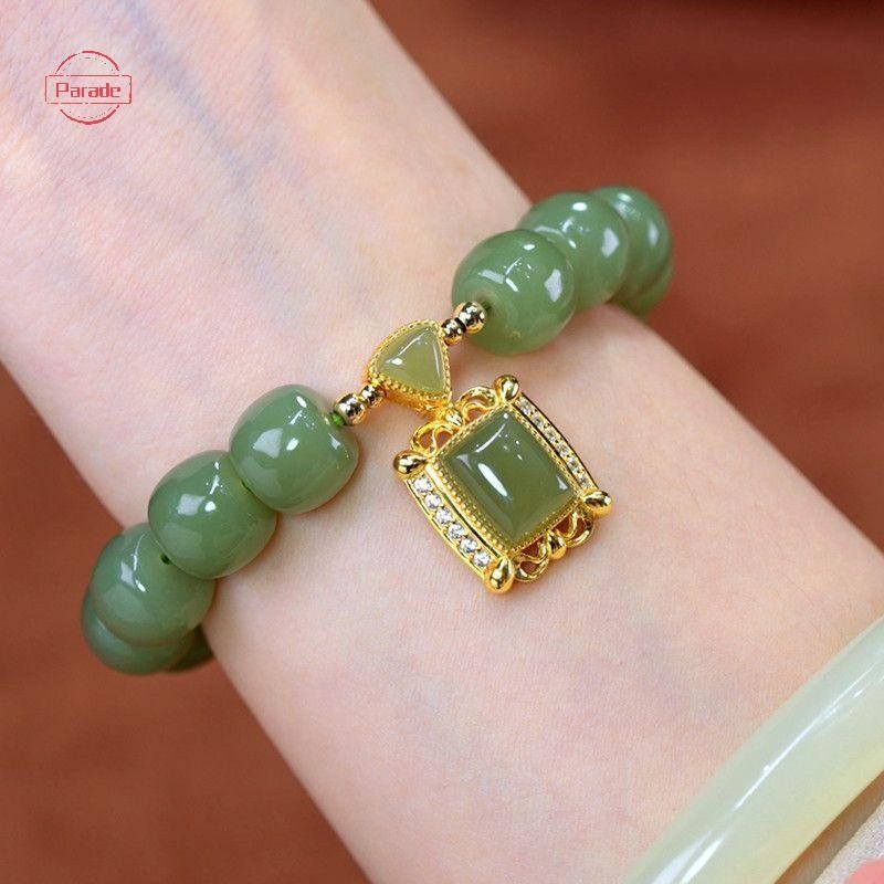 Cuộc diễu hành Mới Retro Giả Ngọc Mặt Dây Chuyền Đính Hạt Vòng Tay Thời Trang Nữ Thanh Lịch Phụ Kiện Trang Sức VN