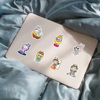 50 Chiếc Labubupu Kawaii Dán DIY Ván Trượt Tủ Lạnh Laptop Chống Thấm Nước Hoạt Hình Kid Đồ Chơi Miếng Dán