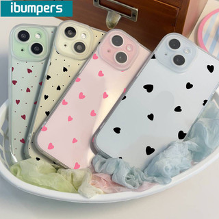 ibumpers Ốp Lưng IPhone Đơn Giản Coquette Hình Trái Tim Ốp Điện Thoại Trong Suốt Nhám Mờ TPU Mỏng Chống Sốc Chống Bẩn Cho IPhone 16 15 14 12 13 11 Pro Max IP 7 8 Plus X XS XR