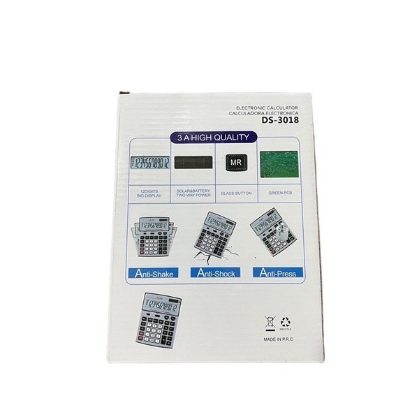 [ 1 CÁI ] Máy tính kế toán cầm tay để bàn loại to DS-3018