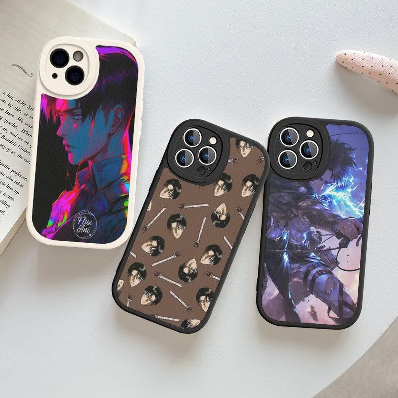 TP-1 Levi Ackerman Attack On Titan Ốp Điện Thoại Da Cứng Cho IPhone 16 17.15 14 13 12 Mini 11 14 Pro Max Xs X Xr 7 8 Plus