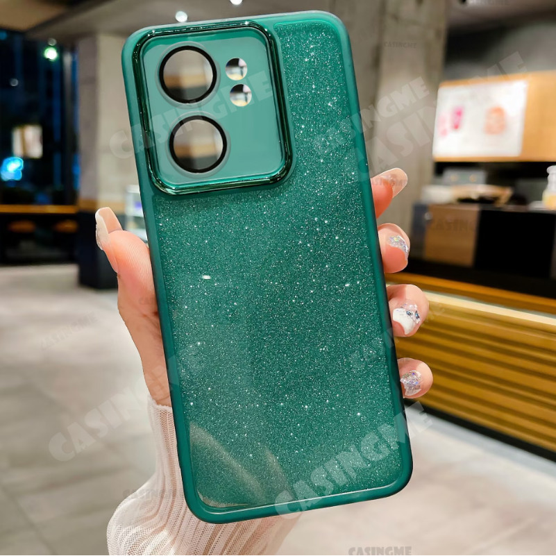 Oppo Reno13 F 5G 2025 Vỏ silicon mềm trong suốt lấp lánh cho OPPO Reno 13 Reno13F Reno13 F Pro 13F OppoReno13F 5G 4G Bling Vỏ điện thoại chống sốc Ốp lưng ống kính máy ảnh