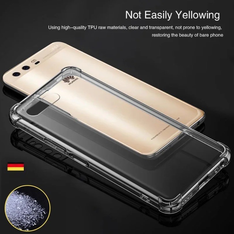Ốp Điện Thoại Túi Khí Sang Trọng Cho Huawei P10 Plus Lite P10Plus P10Lite Funda Ốp Lưng Silicon Mềm Chống Sốc Trong Suốt Chính Hãng