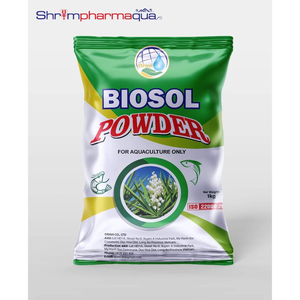 BIOSOL POWDER - Yucca xử lý khí độc NH3, H2S trong ao nuôi và Cấp cứu ...