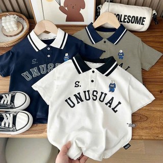 Áo rời polo UNU dành cho bé trai 18-52kg năng động, Áo cổ bẻ cho bé trai.Áo cộc tay bé trai. H42