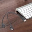 Btsg Nam USB Sang Đôi USB Nữ Y Bộ Chia Cáp Dây 480Mbps Tốc Độ Dữ Liệu