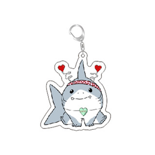 Các cá mập Keychain Acrylic dễ thương Jeff túi Mặt Dây chuyền móc chìa khóa vòng Keyring phụ kiện trang sức cho
