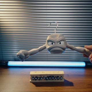 Móc treo hình dạng đá nắm tay nhỏ Hoạt hình Pokémon Hàng hóa Sáng tạo Phù hợp cho mọi trận đấu Móc treo in 3D thông thường