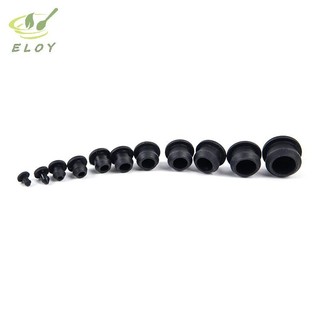 [ELOY] 10 Chiếc Cao Su Silicon Snap-on Lỗ Cắm 2.5-14 Mm Trống Đầu Nắp Niêm Phong Nút Chặn VN