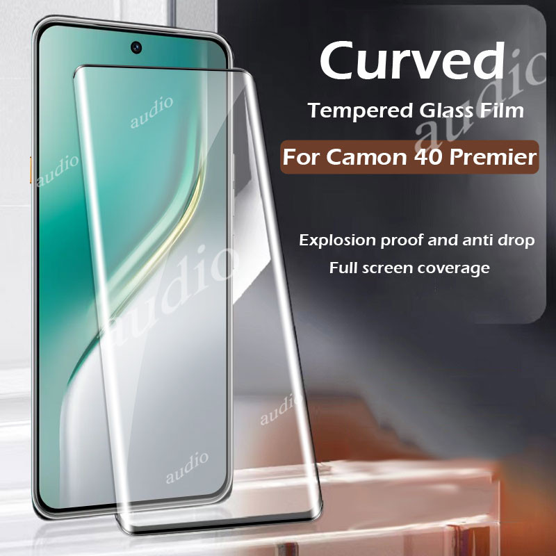 Tecno Camon 40 Premier 5G 3D Màn Hình Uốn Nóng Mặt Trước Bảo Vệ Cho Tecno Camon40 Premier Pro 5G 4G 2025 Kính Cường Lực Cho Tecno Camon 40Premier 40Pro 5G Màn Hình Chống Trầy Xước