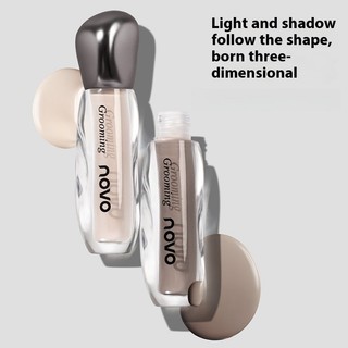 NOVO Nose Shadow-Falling Highlighter Consolidation Liquid Is Silky And Natural And It Is Not Easy To Stain The Skin And Face Consolidation Brightening Face Highlight & Contour