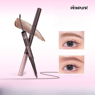 Arrebol PinkPunk Bút chì kẻ mày hai đầu Kem nhuộm lông mày Tự nhiên Lông mày hoang dã Nữ Sương mù Cảm giác lâu trôi Stand-Alive Không phai màu Kem nhuộm lông mày Bút chì kẻ mày