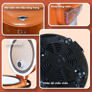 Nồi cơm điện Hare HR RC1205 dung tích 1.2L công suất 500W, đa dạng chức năng, bảo hành 12 tháng