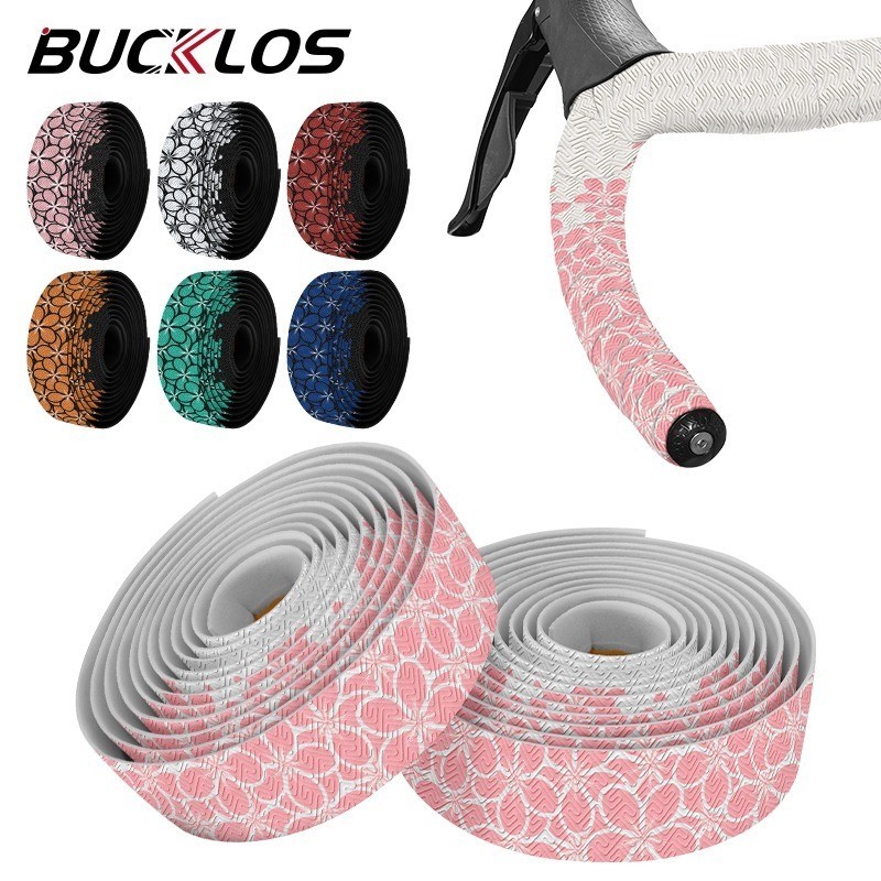 BUCKLOS Xe Đạp Đường Bộ Thanh Băng Chống Rung PU + EVA Xe Đạp Tay Lái Băng Thoải Mái Chống Trơn Trượt Dây Đeo Xe Đạp Phụ Kiện Đi Xe Đạp