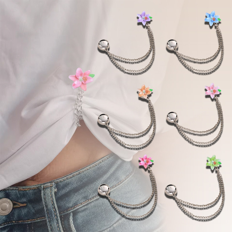 [YUNYUAN] Chân quần hút từ tính có thể tháo rời, không cần đinh, không có đường may và khóa để thay đổi chân quần để thay đổi chiều dài vòng bít sang khóa chân kim loại ngắn