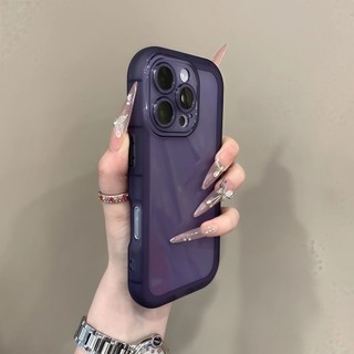 Ốp điện thoại di động chống rơi túi khí hình bầu dục sang trọng cho iPhone16 15 14 13 12 11 Pro MAX IXS MAX XR XS bảo vệ camera chống sốc chống rơi mặt sau mềm