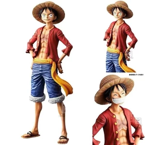 Một Mảnh Mũ Rơm Bộ Lớn Đứng Luffy Hình Cười Ba Biểu Tượng Anime Đồ Chơi Mô Hình Máy Tính Để Bàn Khung Xe Đồ Trang Trí