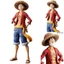 Một Mảnh Mũ Rơm Bộ Lớn Đứng Luffy Hình Cười Ba Biểu Tượng Anime Đồ Chơi Mô Hình Máy Tính Để Bàn Khung Xe Đồ Trang Trí