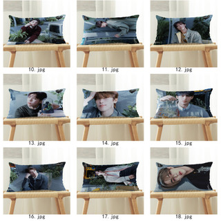 Hàn Quốc Pop Boy Group Seventeen Một Mặt In Hình Gối Polyester Đệm Ô Tô Trang Trí Sofa Nhà (Không Có Lõi Gối)