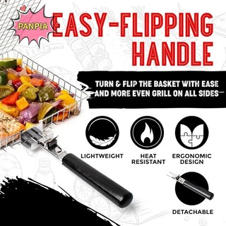 Pnpia Giỏ Nướng Inox Lớn Gấp Giỏ Nướng Di Động Cắm Trại Ngoài Trời Giá BBQ Cho Phụ Kiện Nấu Ăn Boutique