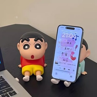 Sáng Tạo Điện Thoại Di Động Máy Tính Bảng Đứng Dễ Thương Anime Nhân Vật Crayon Shin-chan Giá Đỡ Điện Thoại Để Bàn Đồ Trang Trí Phụ Kiện Quà Tặng